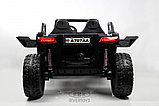 Детский электромобиль RiverToys A707AA LUX 4WD (белый Spider) Кондиционер двухместный полноприводный скорость, фото 6