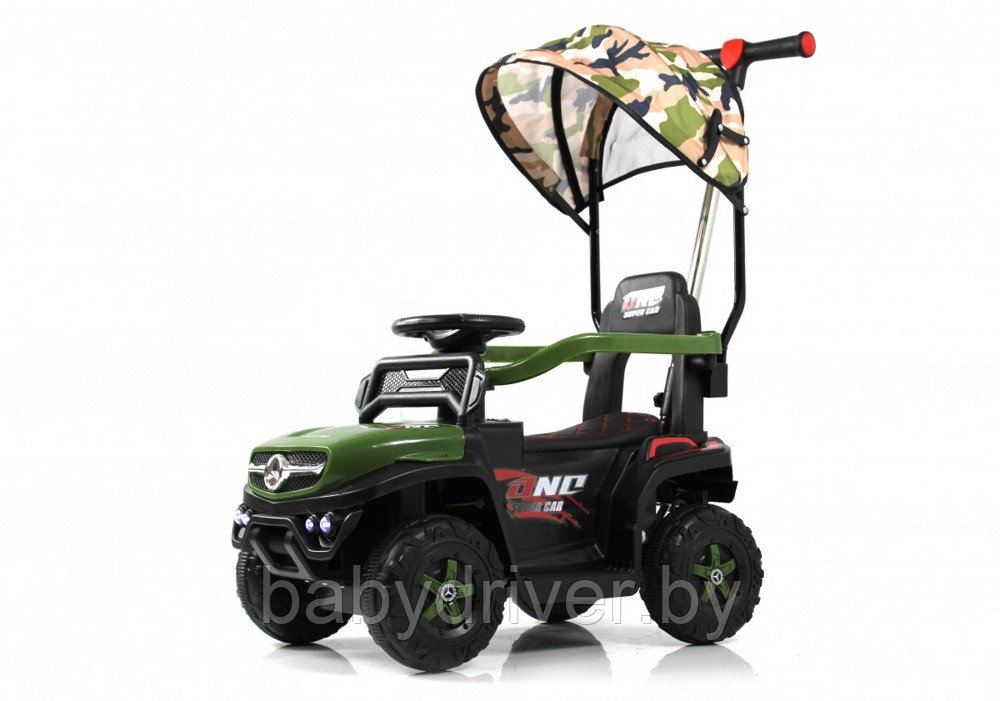 Детский электромобиль RiverToys G005GG (зелёный) Mercedes