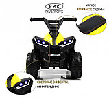 Детский электроквадроцикл RiverToys K004PX (жёлтый), фото 2