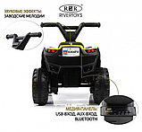 Детский электроквадроцикл RiverToys K004PX (жёлтый), фото 6