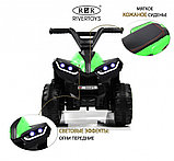 Детский электроквадроцикл RiverToys K004PX (зелёный), фото 2