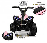Детский электроквадроцикл RiverToys K004PX (розовый), фото 2