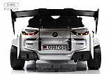 Детский электромобиль RiverToys G007GG (белый) BMW Двухместный, фото 3