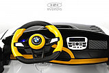 Детский электромобиль RiverToys G007GG (белый) BMW Двухместный, фото 5