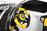 Детский электромобиль RiverToys G007GG (белый) BMW Двухместный, фото 6