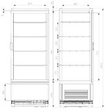 Витрина холодильная COOLEQ CW-98 WHITE, фото 2