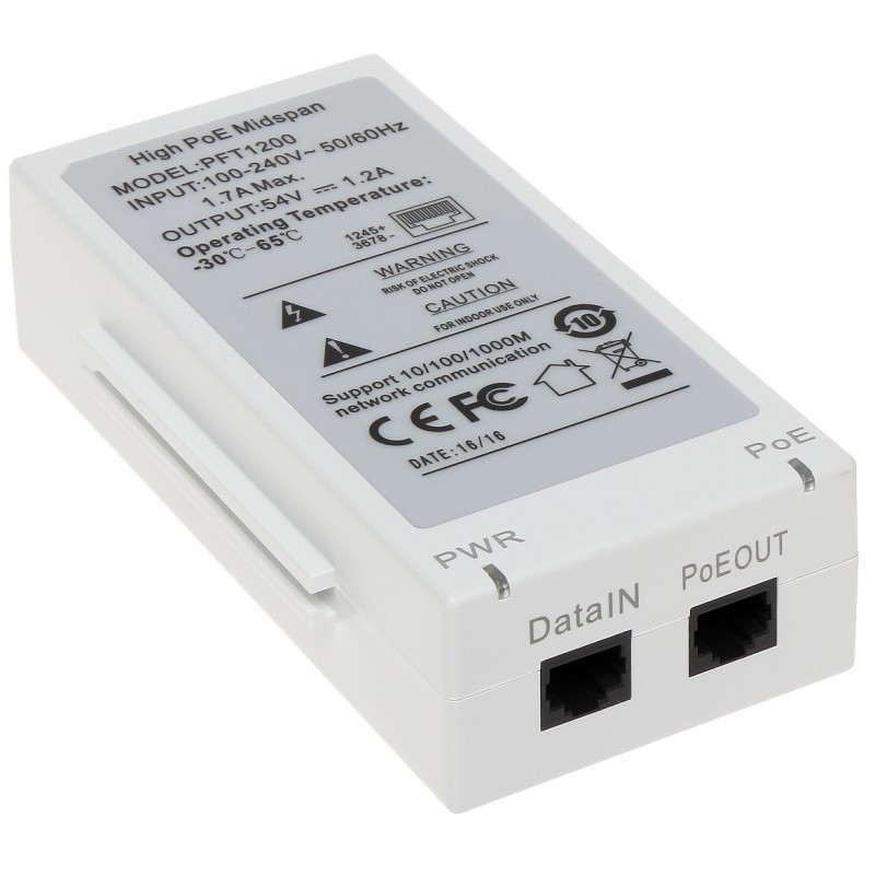 PoE-инжектор POE Dahua DH-PFT1200