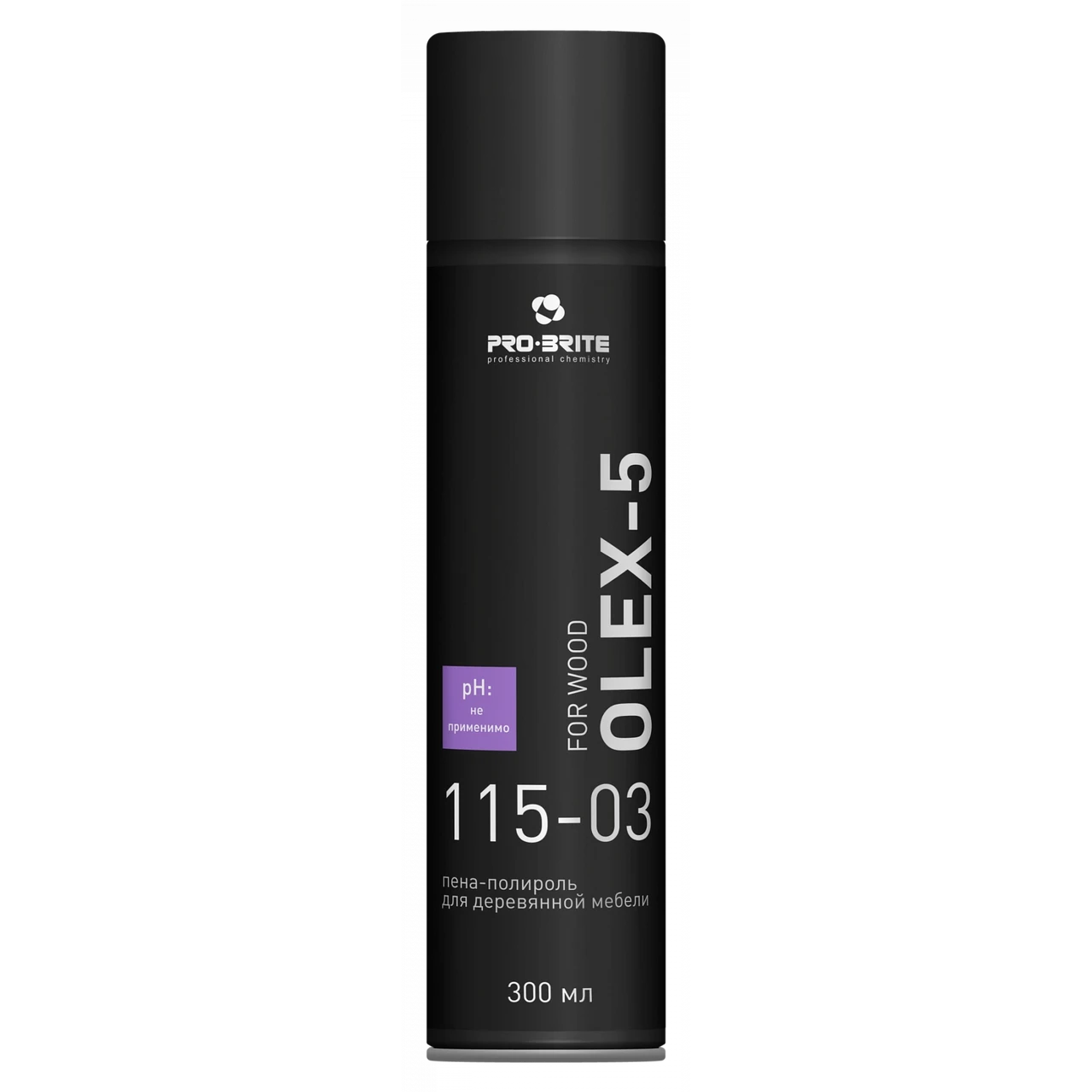 Полироль-пена для мебели PRO-BRITE OLEX-5 For Wood 300 мл