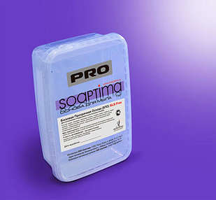 Мыльная основа быстрозастывающая SOAPTIMA Базовая прозрачная PRO, 1 кг
