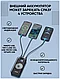 Power Bank KAKUSIGA KSC-661(10000mAh) PD20W 3.0 Quick Charge (быстрая зарядка) + беспроводная зарядка ,дисплей, фото 4