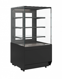 Витрина кондитерская Carboma KC70 VM 1,3-1 LIGHT, версия 2.0, 9005, холодильная