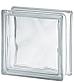 Стеклоблок Vitrablok (Чехия) ВОЛНА  19x19x8 см Clear 1919/8 Wave, фото 2