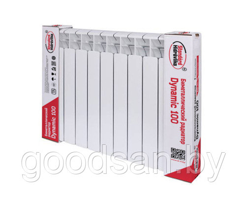 Биметаллический радиатор Standard Hidravlika Dynamic 100/12 секций