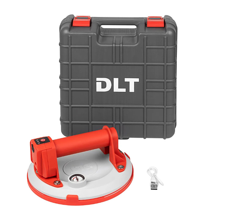 Присоска электрическая DLT VST-100 для рельефной плитки с автоподкачкой