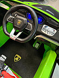 Детский электромобиль RiverToys Lamborghini Urus E777EE (зеленый) Полноприводный, фото 4