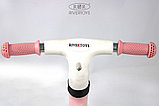 Детский беговел RiverToys HB-001 (розовый) 12 дюймов, подсветка колёс, фото 2