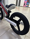 Детский беговел RiverToys HB-003 (чёрный) 14 дюймов, LED подсветка колёс, фото 3
