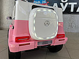 Детский электромобиль RiverToys Mercedes-Benz EQG E222EE (розовый) Полноприводный, фото 3
