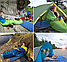 Туристический сверхлегкий матрас со встроенным насосом SLEEPING PAD и воздушной подушкой, Темно-синий, фото 2