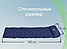 Туристический сверхлегкий матрас со встроенным насосом SLEEPING PAD и воздушной подушкой, Темно-синий, фото 8