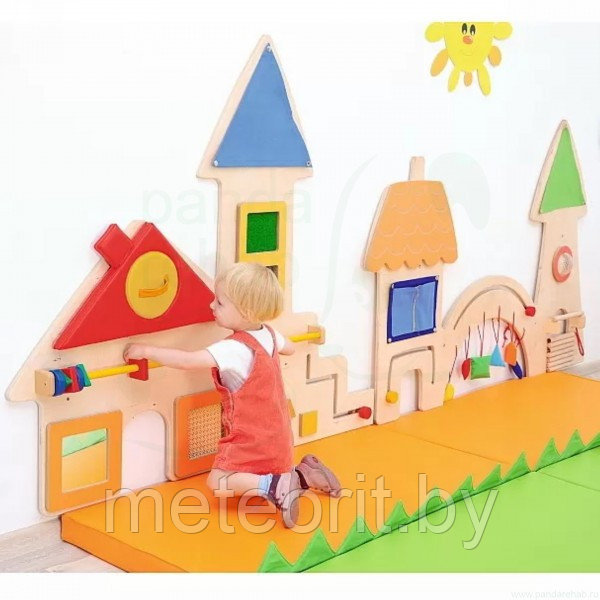 Развивающая настенная панель "Город"