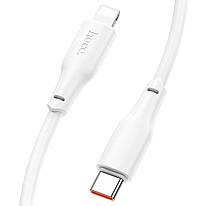 Кабель Type-C - Lightning 1м - HOCO X93, 2.4А, PD(20W), белый