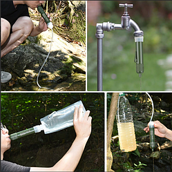 Походный фильтр для очистки воды Filter Straw / Портативный туристический фильтр
