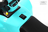 Детский электромобиль квадроцикл RiverToys H001HH (синий), фото 3