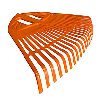 Грабли веерные пластм.23 зуба б/ч 500х420мм оранж Гардения