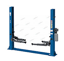 Подъемник двухстоечный 4 т, нижняя синхронизация, H=2,8 м, 380 В, синий APO-40C_380