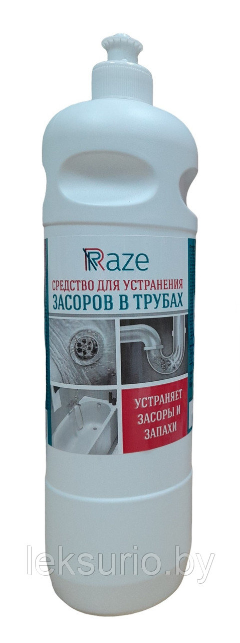 Средство от засоров в трубах RAZE 1 литр