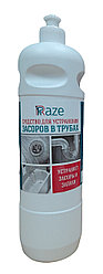 Средство от засоров в трубах RAZE 1 литр