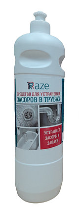 Средство от засоров в трубах RAZE 1 литр, фото 2