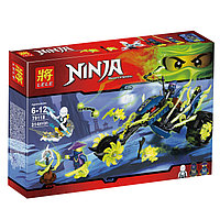 Конструктор Ниндзяго NINJAGO Засада на мотоцикле 79118, 314 дет, аналог Лего Ниндзя го (LEGO) 70730