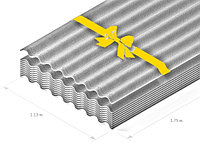 Каждый 10-й лист серого шифера бесплатно!