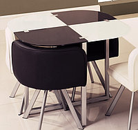 Комплект мебели стол стеклянный и 4 стула DT 53