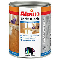 Alpina «Parkettlack glanzend» Устойчив к истиранию и воздействию моющих средств.