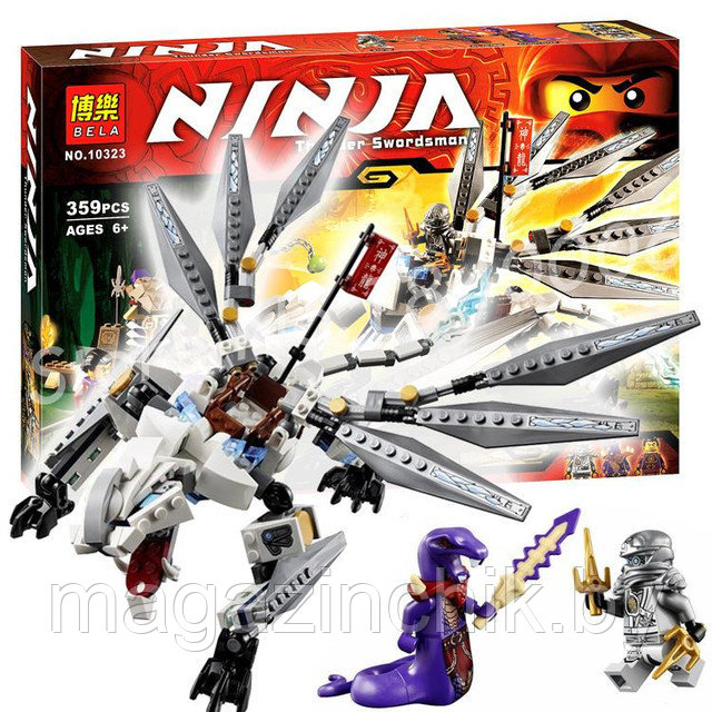 Конструктор Ниндзяго NINJAGO Титановый дракон 10323, 362 дет, аналог Лего Ниндзя го (LEGO) 70748 - фото 5 - id-p33484250