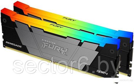 Оперативная память Kingston FURY Renegade RGB 2x8ГБ DDR4 3200МГц KF432C16RB2AK2/16, фото 2