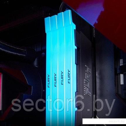 Оперативная память Kingston FURY Renegade RGB 2x8ГБ DDR4 3200МГц KF432C16RB2AK2/16, фото 2