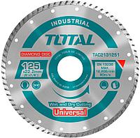 Диск алмазный 125x10x22,2 мм TOTAL TAC2131251
