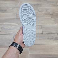 Кроссовки Wmns Nike Dunk Low Grey White, фото 5