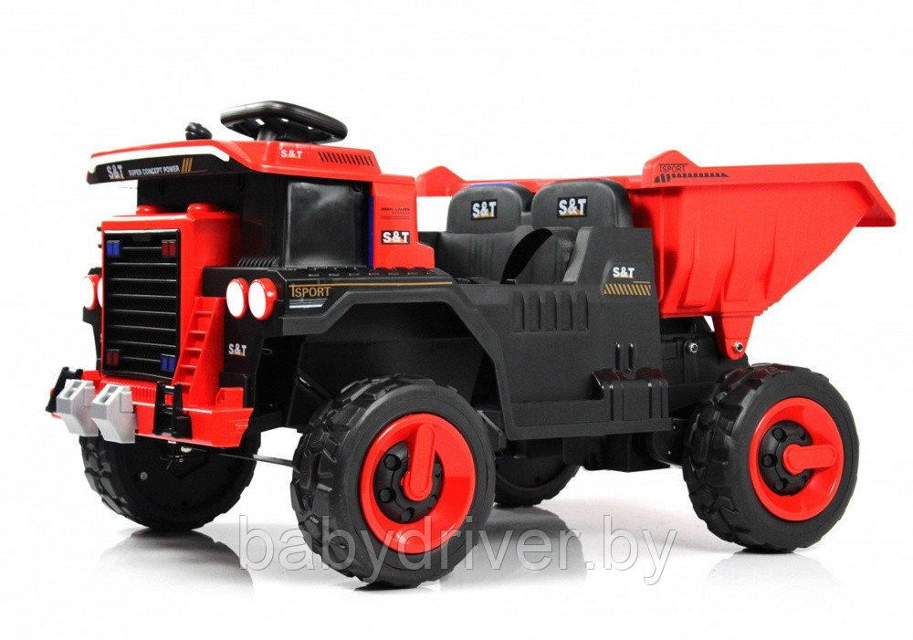 Детский электромобиль RiverToys K555PX (красный)