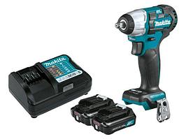 Аккум. ударный гайковерт MAKITA CXT TW 161 DWAE в чем. (12.0 В, 2 акк., 2.0 А/ч Li-Ion, посадочн. квадрат 1/2