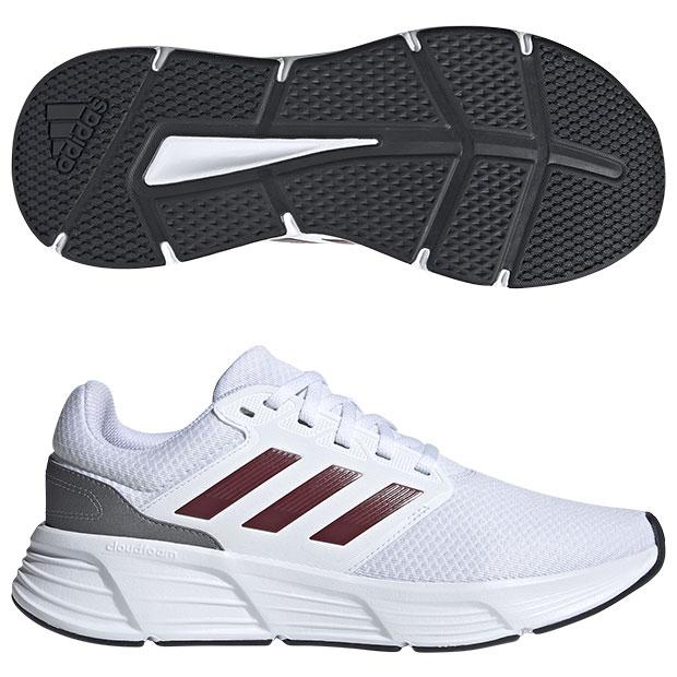 Кроссовки мужские ADIDAS GALAXY 6 M белый/красный IE8136