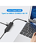 Адаптер-переходник USB-хаб Profit Type-C to USB Hub (5in1) USB3.0 / 2xUSB 2.0 / SD / TF YC-909C, фото 4