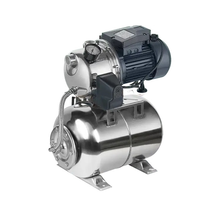 Насосная станция Unipump AUTO JS 60 с баком 24 литра из нержавеющей стали