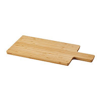 IKEA/  АПТИТЛИГ доска разделочная, 31x15 см, бамбук