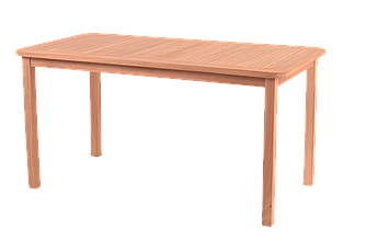 Стол садовый из тика  Luna Outdoor NEW BALI (140cm)