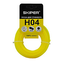 Леска SKIPER H04 (ф 2.7 мм х 15 м кругл. сеч., желт.)